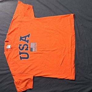 NWOT Men's Orange USA Hawaii T-shirt Size XXL